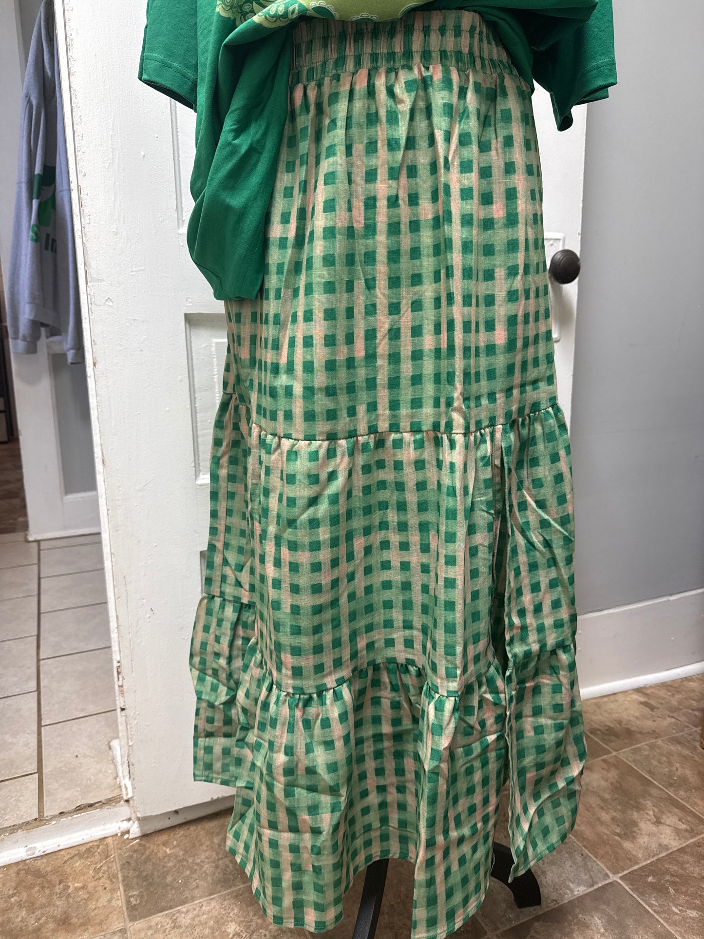 LTB Leighton Gingham Skirt S/M