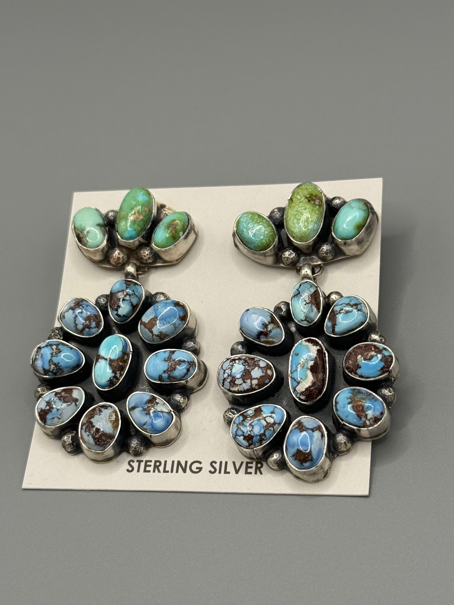 Golden hills and Sonoran Turquoise Earrings